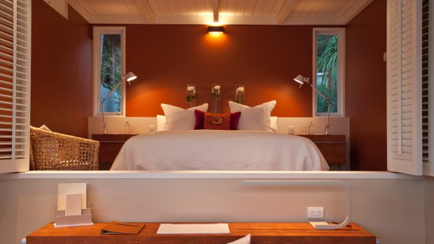 The bedrooms offer plush comfort. 