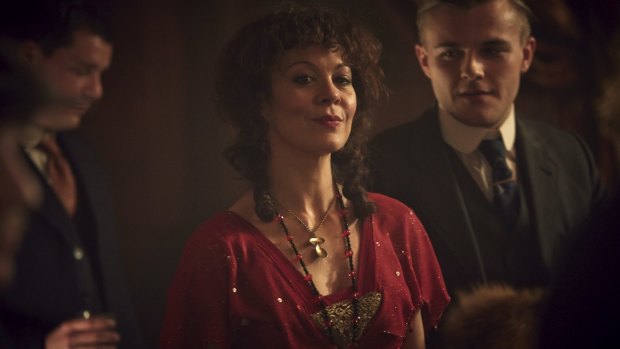 She's lethal: Helen McCrory stars as Aunt Polly in <i>Peaky Blinders</i>.