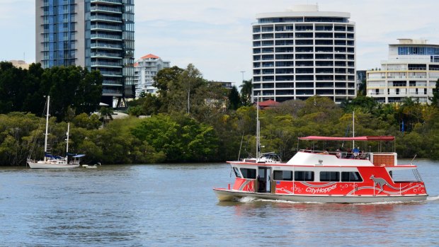 Premier Annastacia Palaszczuk's video appeared to claim credit for the CityHopper ferry service.