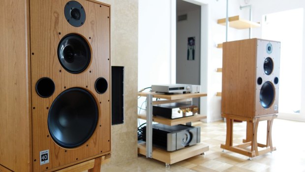 Harbeth speakers' thin-wall cabinets inhibit the build-up of resonance.