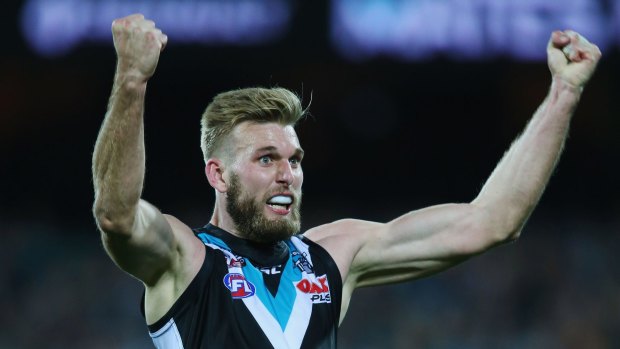 Jackson Trengove turned up to training with a black eye.