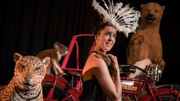 BalletLab dancer Jo White shows off some of the seldom-seen exhibits to feature in Museum Inside Out in December.