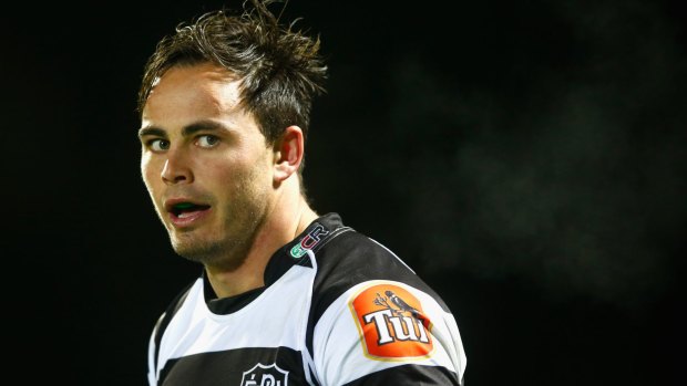 Step back: Zac Guildford during his stint for Hawke's Bay in the ITM Cup last year.