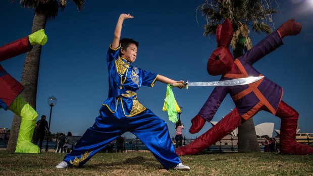 Fred Lan has been practising martial arts with his father since he was a toddler. 
