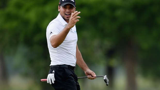 Jason Day reacts to his birdie putt on the 14th hole at the Zurich Classic in Avondale, Louisiana over the weekend.