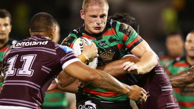 On the outer: George Burgess failed to impress Michael Maguire during the pre-season.