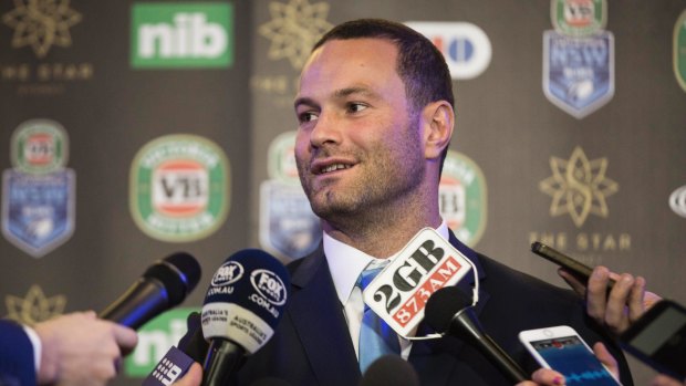 'Unbelievable honour': Boyd Cordner is announced as NSW captain last night.