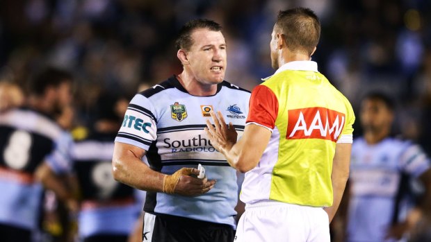 Workhorse: Paul Gallen may have a reduced workload in the coming weeks.