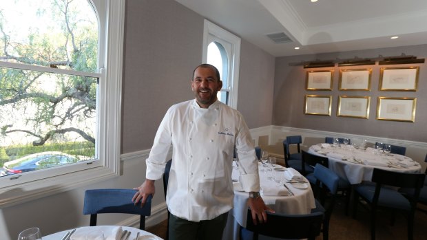 Right spot: Guillaume Brahimi at his new intimate restaurant in Paddington.