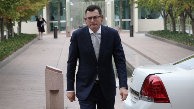 Sad state of affairs: Victorian Premier Daniel Andrews had to soldier on this week following the death of his father.