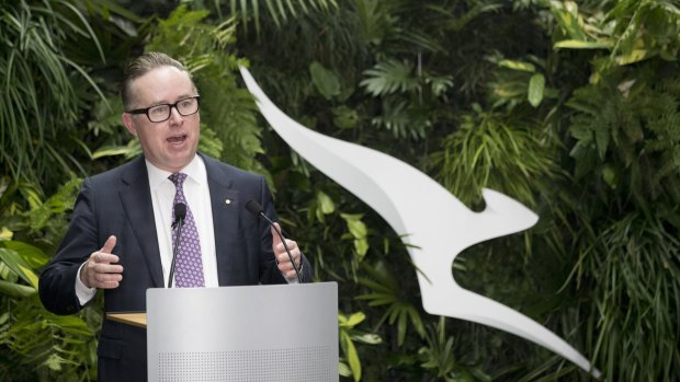 Alan Joyce, Qantas chief executive, announcing the new Green tier in November.