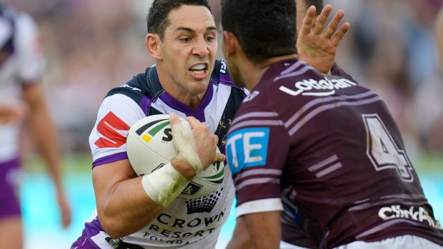 Back in business: Billy Slater put in an eye-catching display at Lottoland.