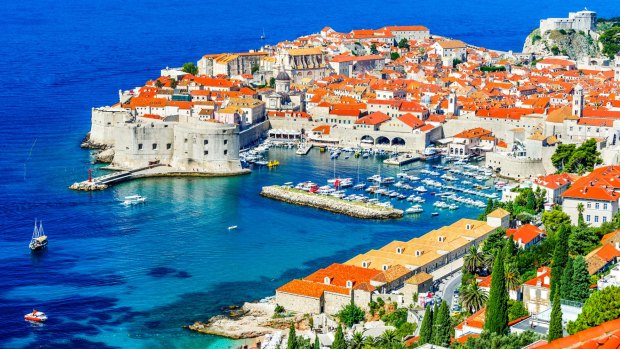 The Old Town of Dubrovnik, Croatia. 