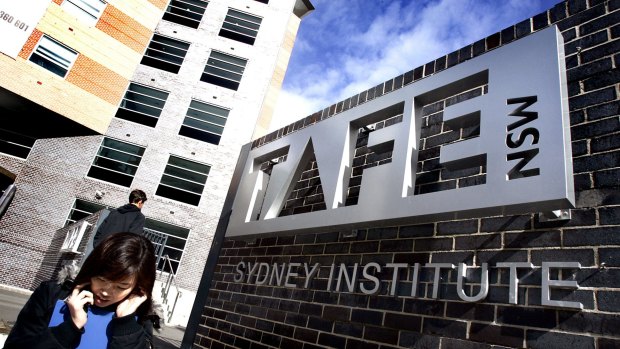 "Just an analogy": The managing director of TAFE NSW says it should operate more like a "large supermarket chain".