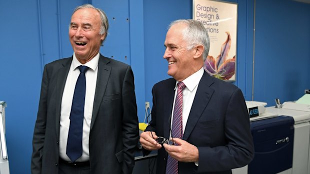 Malcolm Turnbull and John Alexander