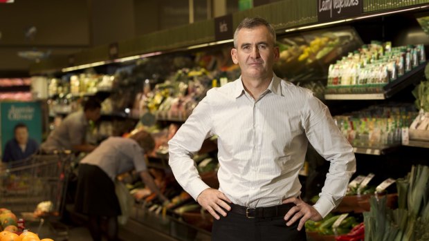 Keeping his cards close to his chest: Woolworths CEO Brad Banducci.