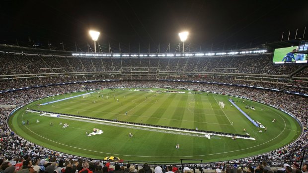 The MCG was packed to the gills for this closing match of the International Champions Cup.