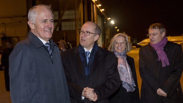 Australian Prime Minister Malcolm Turnbull arriving at the Paris climate summit last month