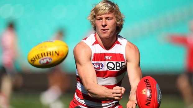 Pick of the crop: The Maitland Pumpkin Pickers' loss was the Sydney Swans' gain in the case of Isaac Heeney.