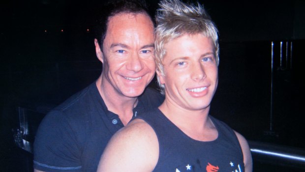 Michael Atkins and Matthew Leveson before Matthew's disappearance in 2007.