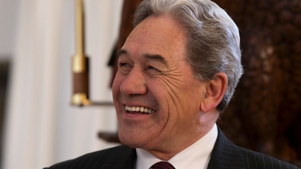 New Zealand First leader Winston Peters.