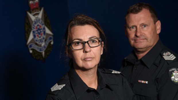 Westgate Family Violence Unit Sergeant Fiona Waters and Senior Sergeant Brad Lawrence. 