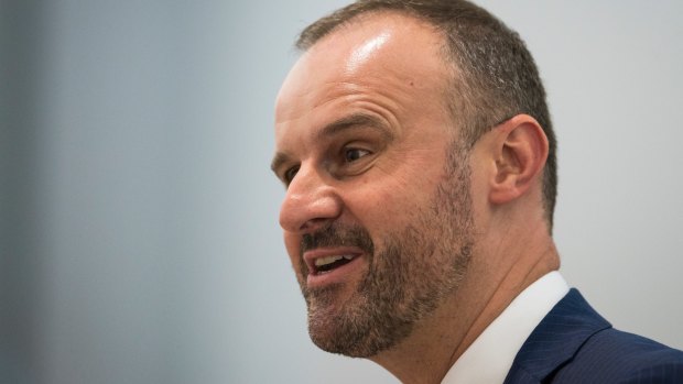 Chief Minister Andrew Barr.