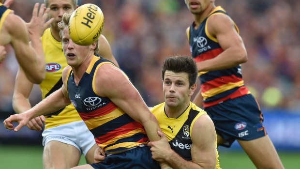 Rory Sloane and Trent Cotchin will play pivotal roles when Adelaide meets Richmond in the grand final. 