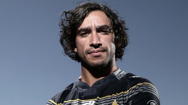 Face of the game: Cowboys captain Johnathan Thurston handled the NRL season launch with confidence and aplomb this week.