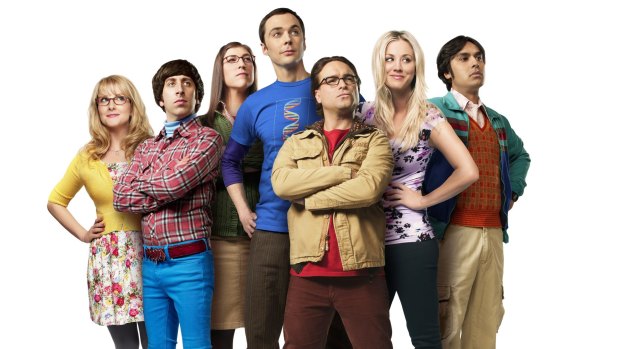 The cast of the <i>Big Bang Theory</i>, a major success for its creator Chuck Lorre.