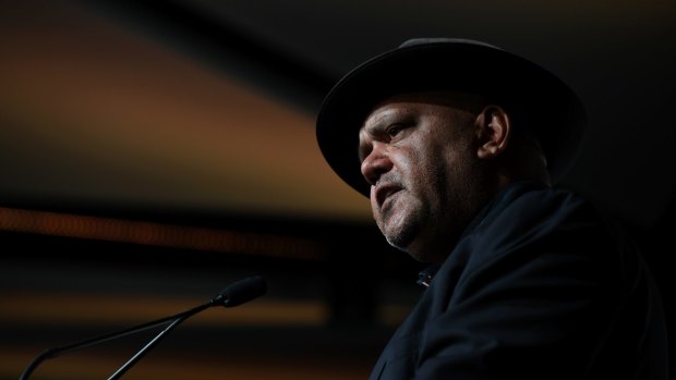 Noel Pearson at the Queensland Media Club on Thursday.