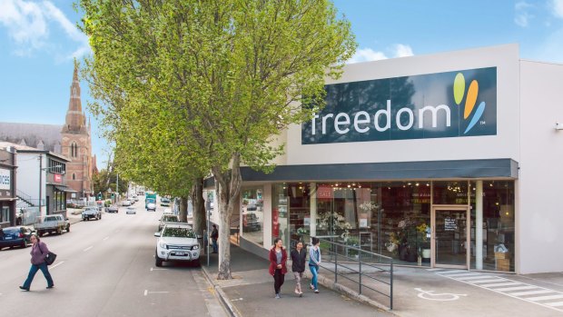 A private investor paid $5.35 million for Hobart's only Freedom Furniture store.
