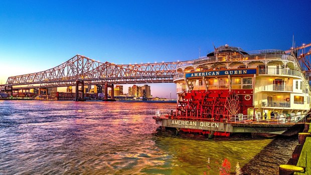 American Queen is a beautiful boat (never call these vessels "ships"), all white, six decks high, with staterooms opening onto wrap-around verandahs.