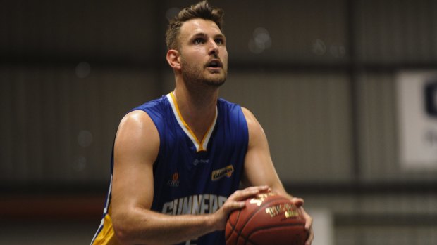 Canberra Gunners player Ben Allen had a big game against the Sabres.