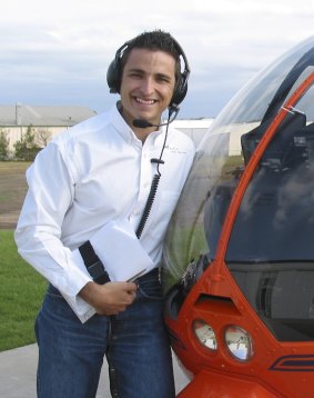 Helicopter reporter Vic Lorusso.