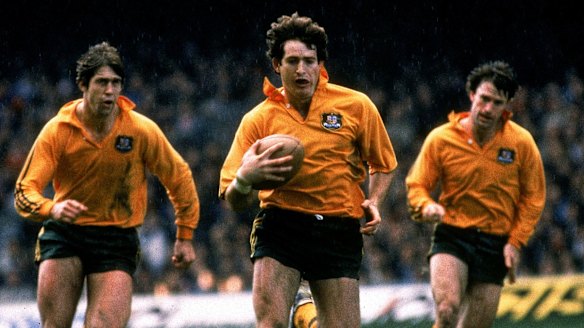 One of the greats: David Campese in ation for the Wallabies.