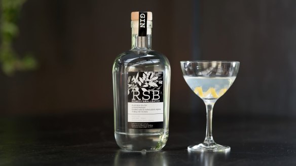 Martini made with Remedy Distillery small batch gin.