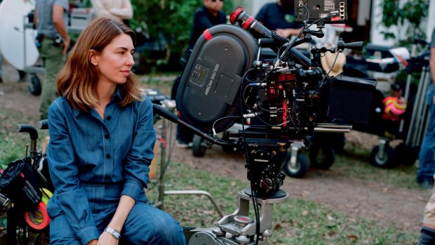 Sofia Coppola on the set of 'The Beguiled'.