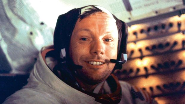 Neil Armstrong, pictured here on July 21, 1969.
