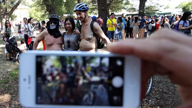 The World Naked Bike Ride Day will start in Collingwood and finish at Parkville.