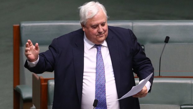 Member for Fairfax Clive Palmer.