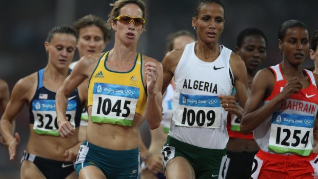 Sarah Jamieson in action for Australia in the Beijing Olympics.