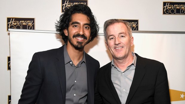 Both nominated for <i>Lion</i>: Dev Patel who is nominated for best supporting actor with screenwriter Luke Davies who is nominated for best adapted screenplay.