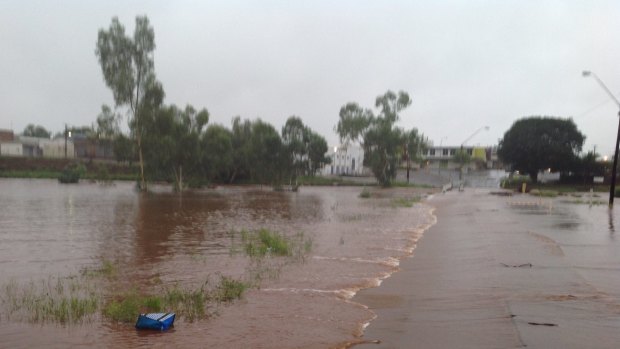 Flooding has affected the Mount Isa area.