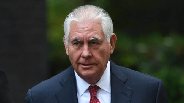 US Secretary of State Rex Tillerson has accused Iran of fomenting trouble in Yemen and Syria.