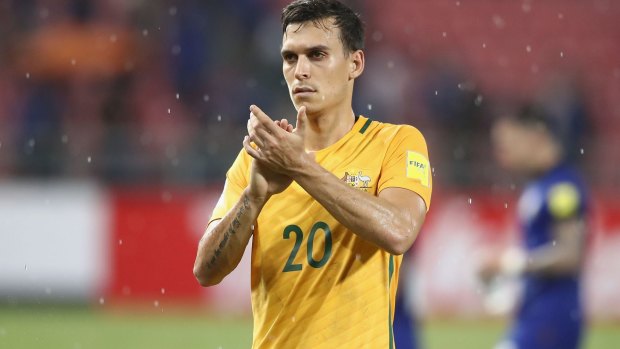 Trent Sainsbury became the first Australian to play for the 109-year-old club.