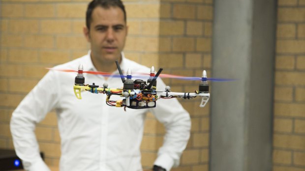 Ilche Vojdanoski has teamed up with Newcastle University's Chris Renton  to form a start-up company called HiveAUV to develop drone technology.