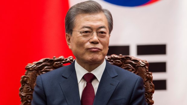 South Korean President Moon Jae-In.