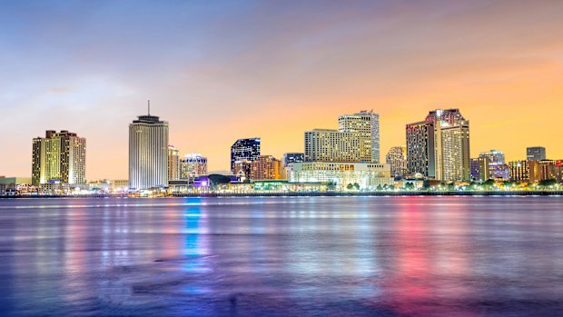 Downtown New Orleans, Louisiana.