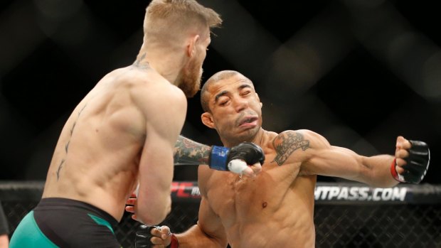 Conor McGregor felled Jose Aldo with one spectacular punch just 13 seconds into their UFC bout in 2015.